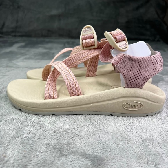 Chaco Cushz Sandals Womens 9 Frond Pink Salt Extra Cushioned Summer‎ New in Box